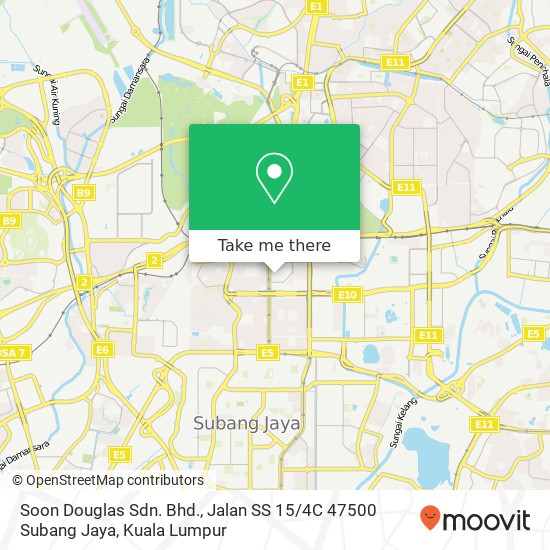 Peta Soon Douglas Sdn. Bhd., Jalan SS 15 / 4C 47500 Subang Jaya