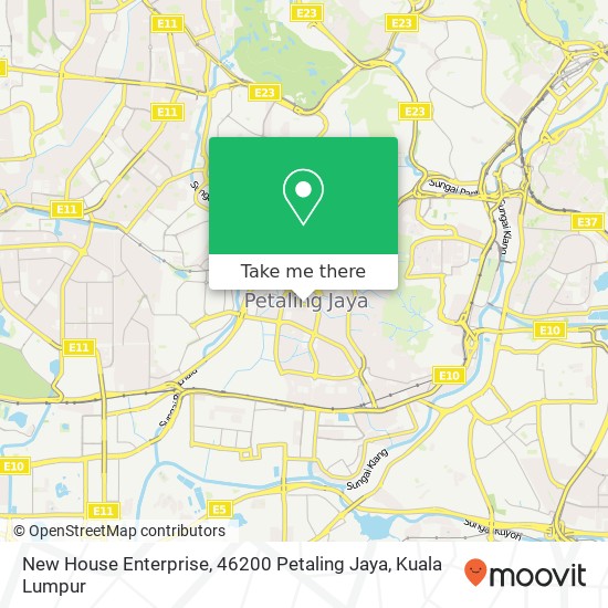 New House Enterprise, 46200 Petaling Jaya map