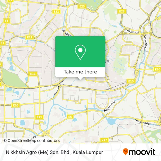 Nikkhsin Agro (Me) Sdn. Bhd. map