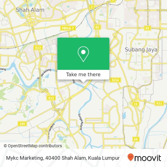 Peta Mykc Marketing, 40400 Shah Alam