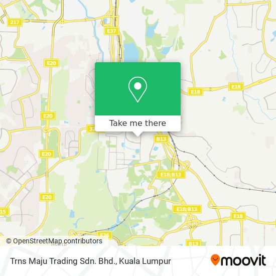 Trns Maju Trading Sdn. Bhd. map