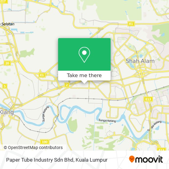 Paper Tube Industry Sdn Bhd map