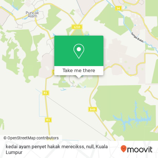 kedai ayam penyet hakak merecikss, null map