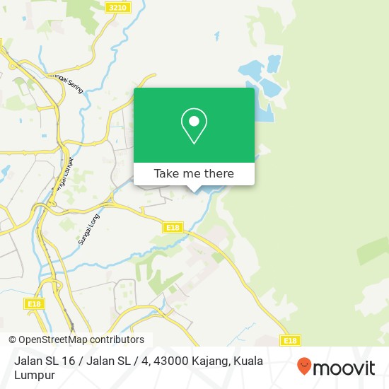 Peta Jalan SL 16 / Jalan SL / 4, 43000 Kajang