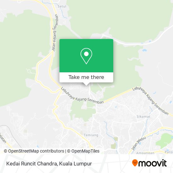 Kedai Runcit Chandra map