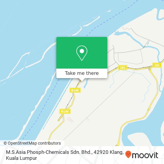 M.S.Asia Phosph-Chemicals Sdn. Bhd., 42920 Klang map