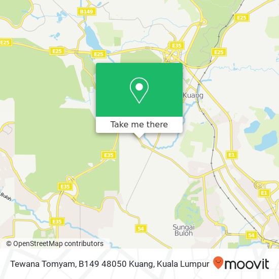 Peta Tewana Tomyam, B149 48050 Kuang