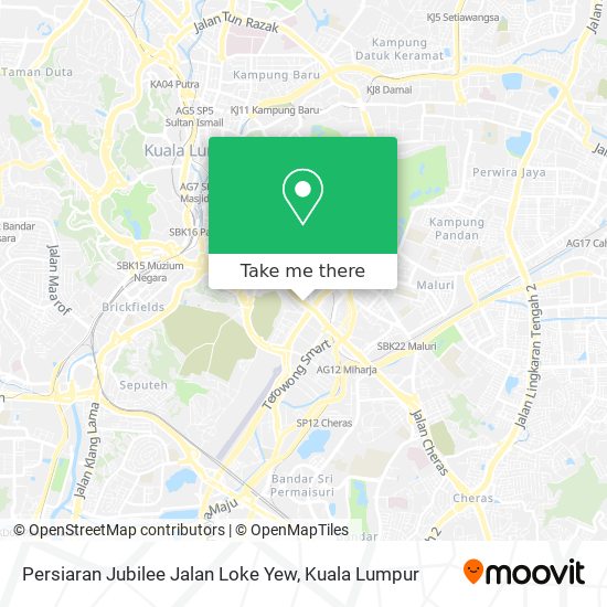 Persiaran Jubilee Jalan Loke Yew map