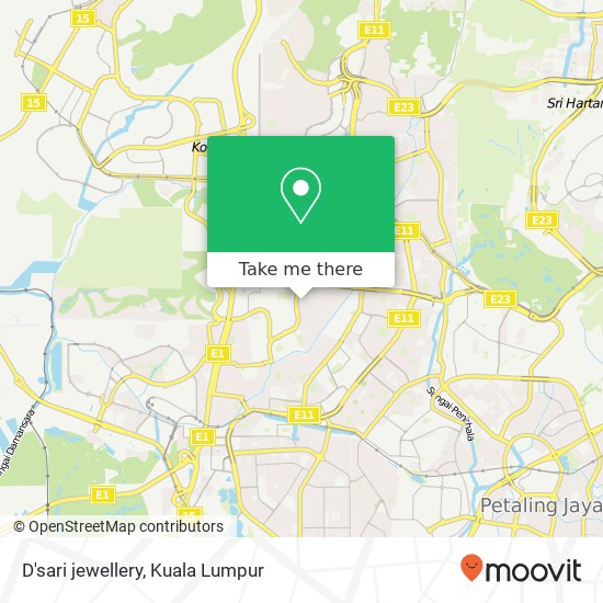 D'sari jewellery map