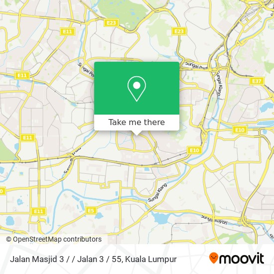 Jalan Masjid 3 / / Jalan 3 / 55 map