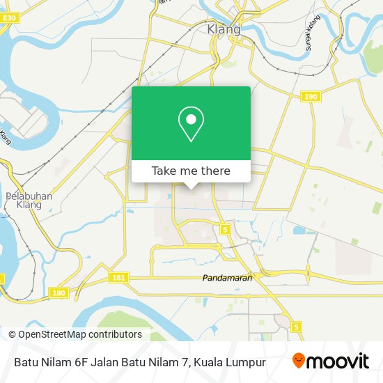 Batu Nilam 6F Jalan Batu Nilam 7 map