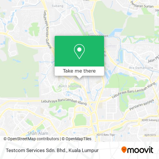 Testcom Services Sdn. Bhd. map