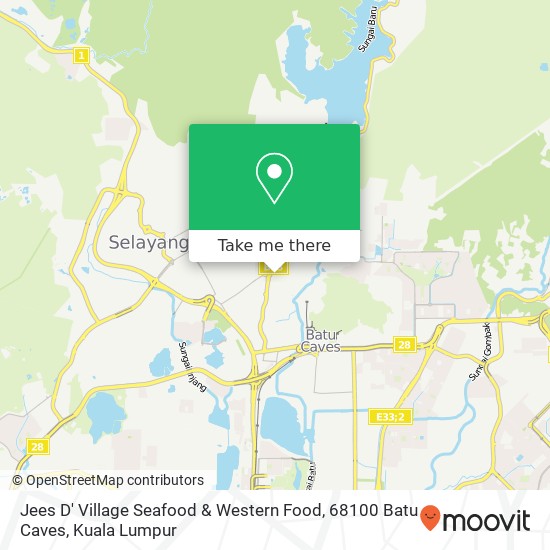 Jees D' Village Seafood & Western Food, 68100 Batu Caves map