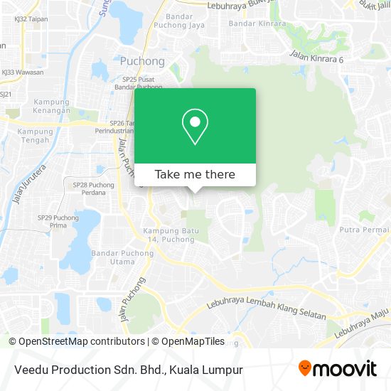 Veedu Production Sdn. Bhd. map