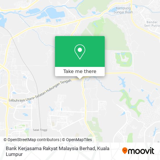 Peta Bank Kerjasama Rakyat Malaysia Berhad