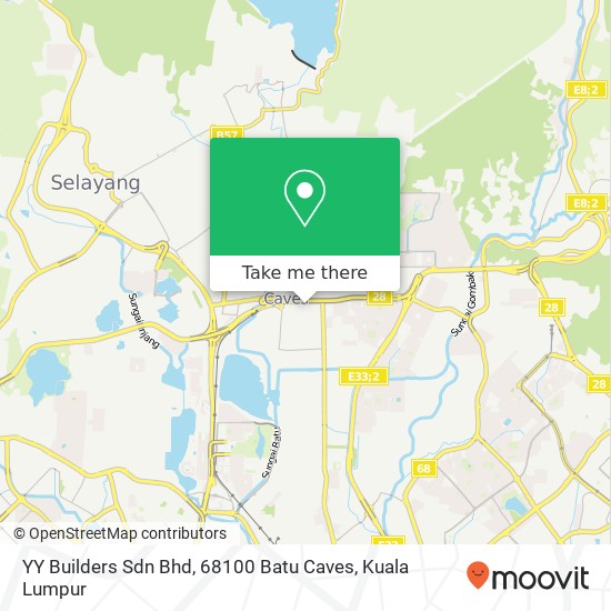 YY Builders Sdn Bhd, 68100 Batu Caves map