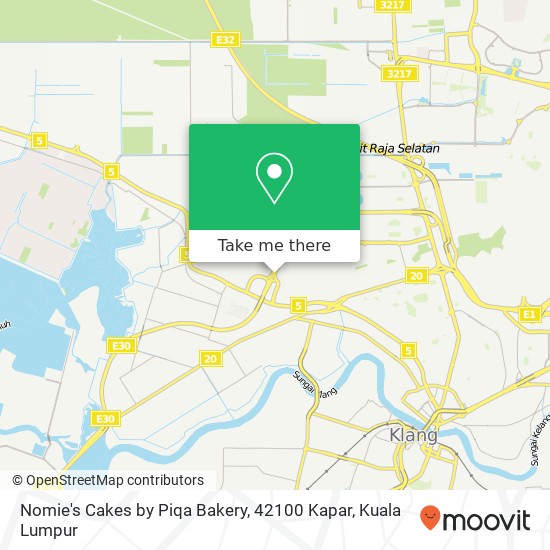 Nomie's Cakes by Piqa Bakery, 42100 Kapar map