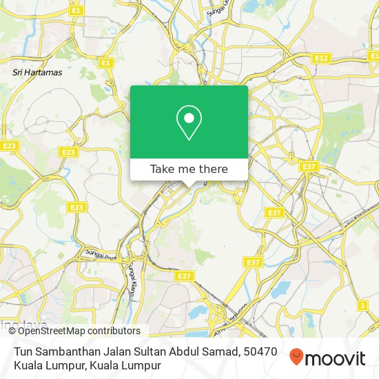 Tun Sambanthan Jalan Sultan Abdul Samad, 50470 Kuala Lumpur map