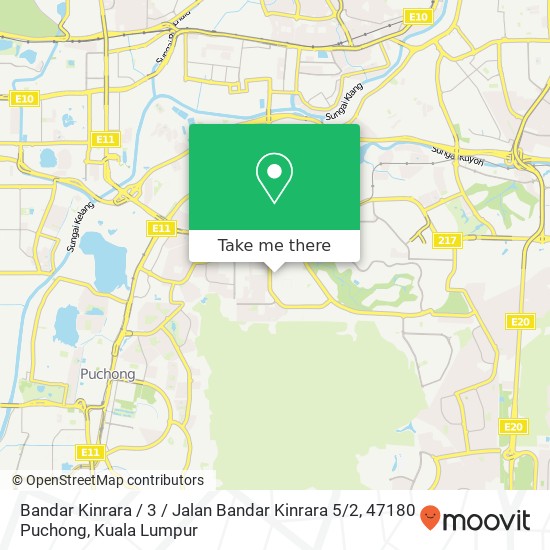 Bandar Kinrara / 3 / Jalan Bandar Kinrara 5 / 2, 47180 Puchong map