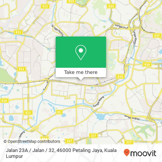 Peta Jalan 23A / Jalan / 32, 46000 Petaling Jaya