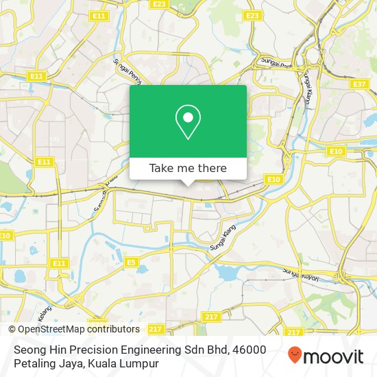 Seong Hin Precision Engineering Sdn Bhd, 46000 Petaling Jaya map