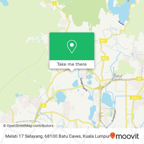 Melati 17 Selayang, 68100 Batu Caves map