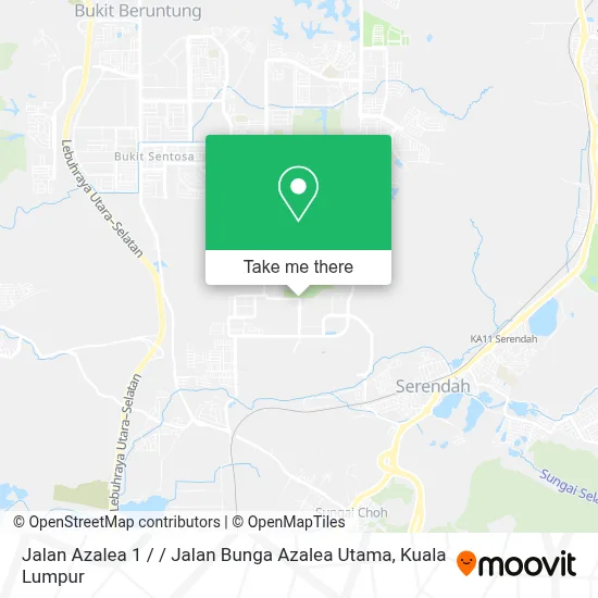 Jalan Azalea 1 / / Jalan Bunga Azalea Utama map
