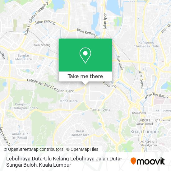 Peta Lebuhraya Duta-Ulu Kelang Lebuhraya Jalan Duta-Sungai Buloh