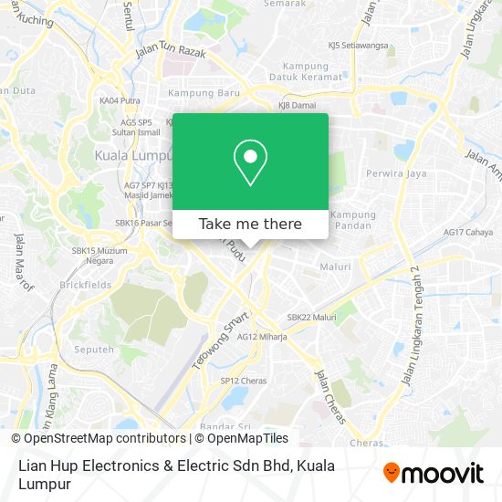 Peta Lian Hup Electronics & Electric Sdn Bhd
