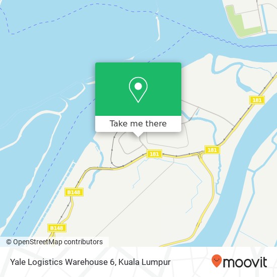 Yale Logistics Warehouse 6 map