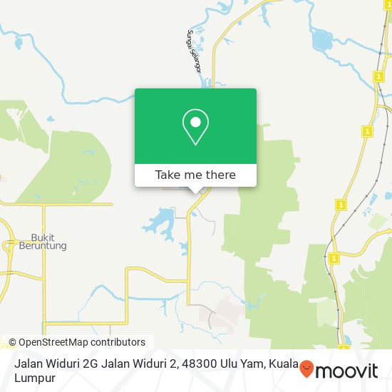 Jalan Widuri 2G Jalan Widuri 2, 48300 Ulu Yam map