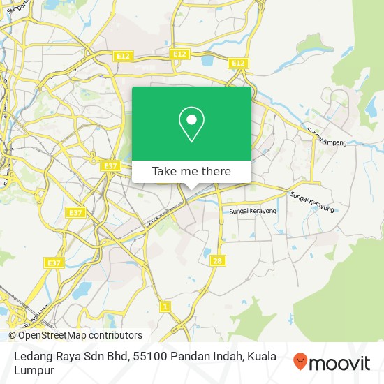 Ledang Raya Sdn Bhd, 55100 Pandan Indah map