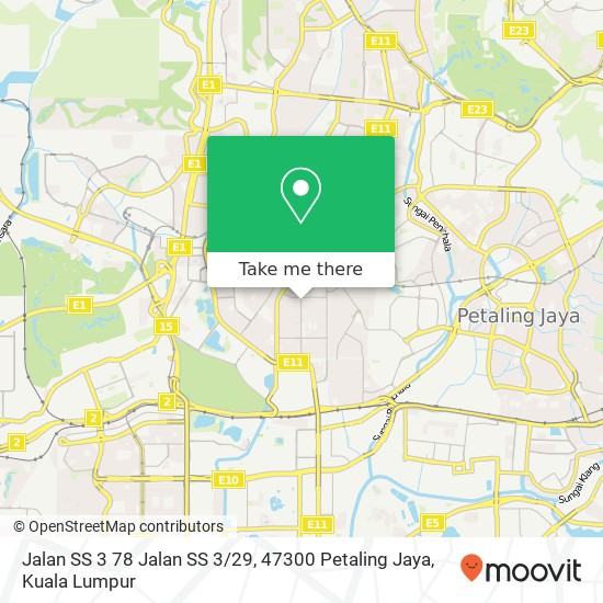 Jalan SS 3 78 Jalan SS 3 / 29, 47300 Petaling Jaya map