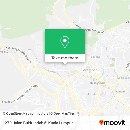 279 Jalan Bukit Indah 6 map
