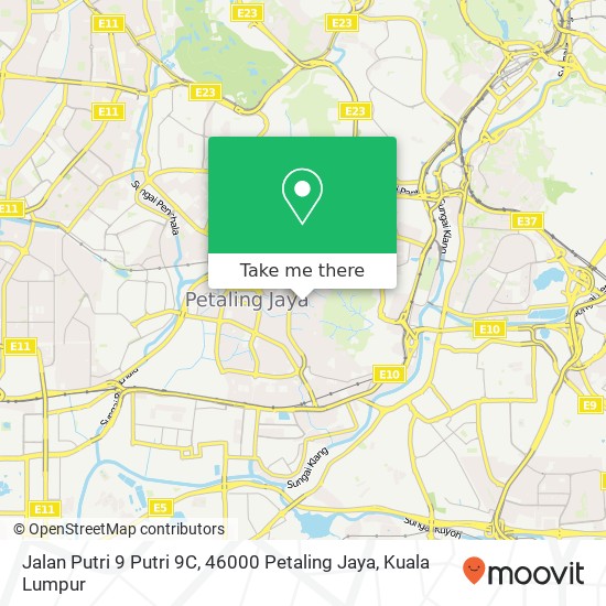 Jalan Putri 9 Putri 9C, 46000 Petaling Jaya map