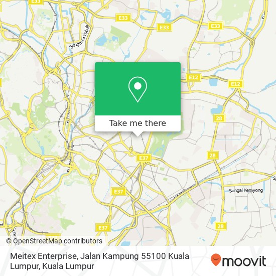 Meitex Enterprise, Jalan Kampung 55100 Kuala Lumpur map
