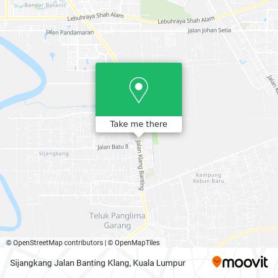 Peta Sijangkang Jalan Banting Klang