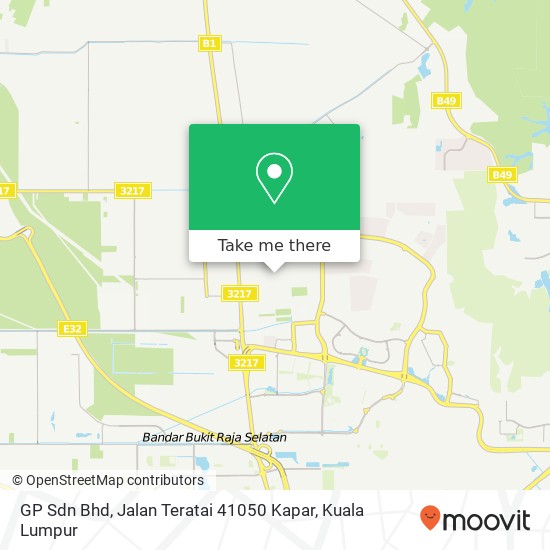 GP Sdn Bhd, Jalan Teratai 41050 Kapar map