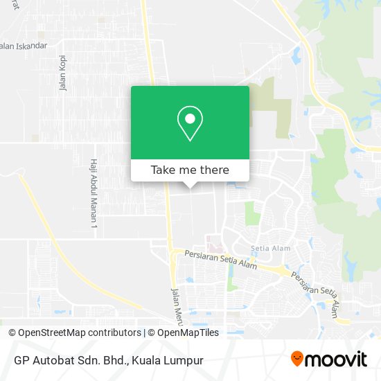 GP Autobat Sdn. Bhd. map