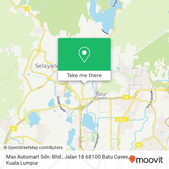 Max Automart Sdn. Bhd., Jalan 18 68100 Batu Caves map