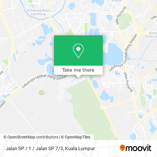 Jalan SP / 1 / Jalan SP 7/3 map