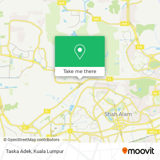 Taska Adek map