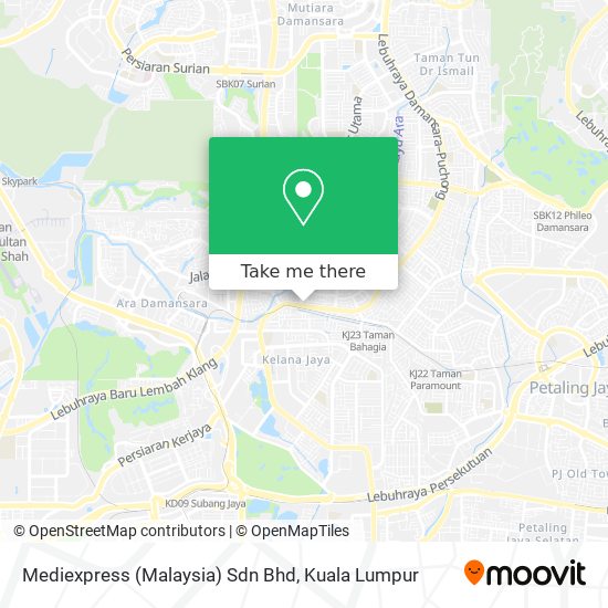 Cara Ke Mediexpress Malaysia Sdn Bhd Di Petaling Jaya Menggunakan Bis Atau Mrt Lrt Moovit