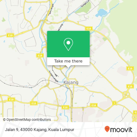 Jalan 9, 43000 Kajang map