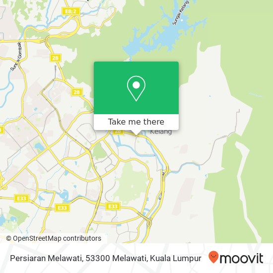 Persiaran Melawati, 53300 Melawati map