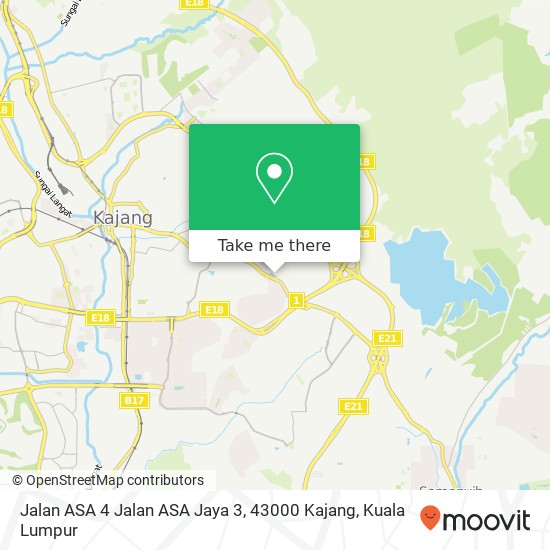 Jalan ASA 4 Jalan ASA Jaya 3, 43000 Kajang map