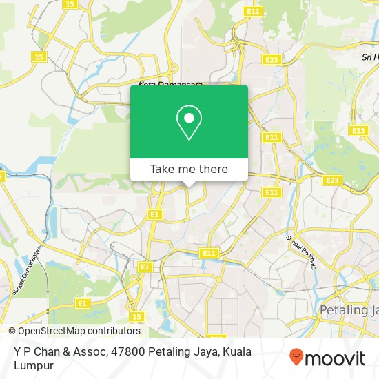 Y P Chan & Assoc, 47800 Petaling Jaya map