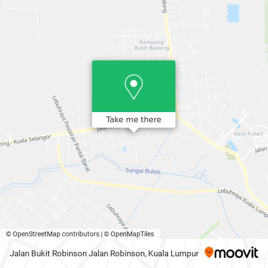 Jalan Bukit Robinson Jalan Robinson map