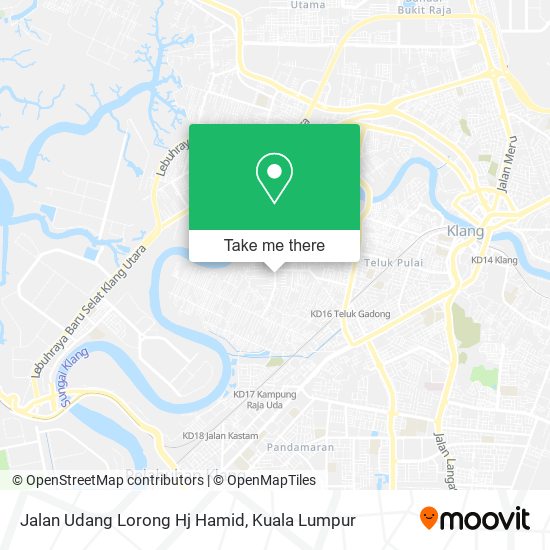 Jalan Udang Lorong Hj Hamid map