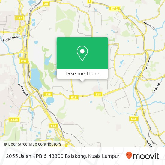 2055 Jalan KPB 6, 43300 Balakong map